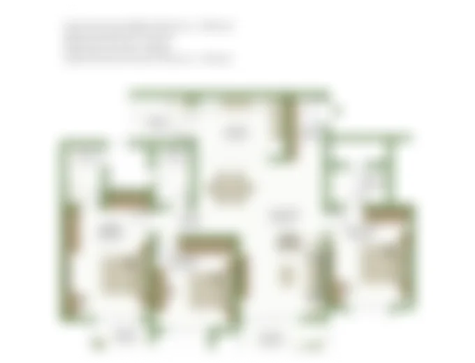 3 BHK Floor Plan Sattva Sanio